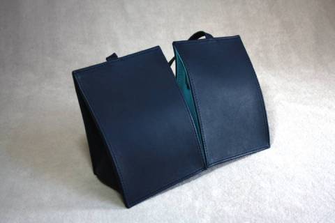 Duett Designledertaschen - Olbrish b Blau / Türkis - Bild: Farbe-Weiss-901_23